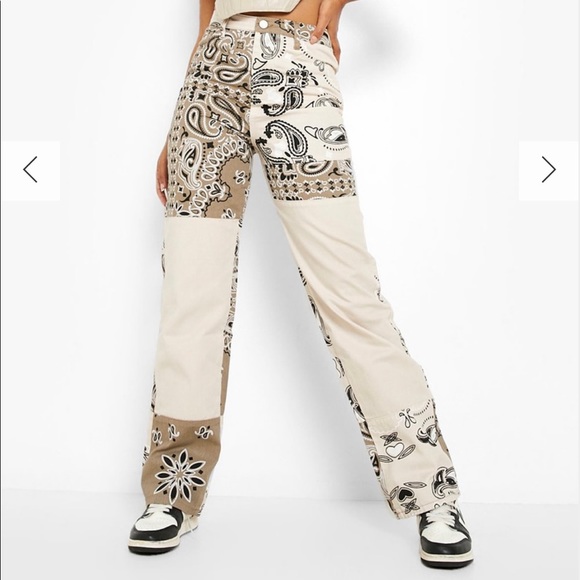 Bandana reconstructed pants - Picture 3 of 4